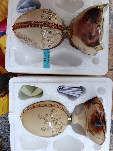 Vtg chirping birds porcelain - chirping,