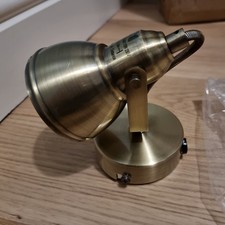 Searchlight 1541AB Focus Antique Brass 1 Lamp Vintage Spot Light