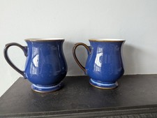 2 x Denby Imperial Blue