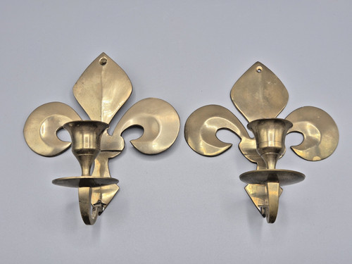 Vintage brass fleur - x, de