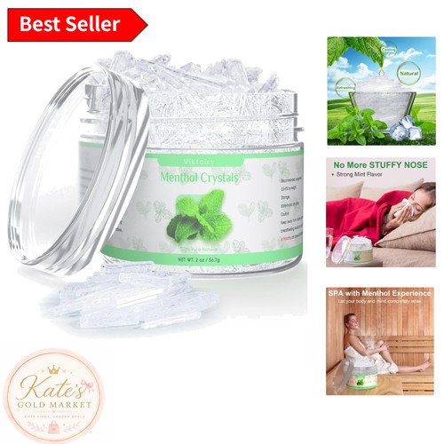Pure menthol crystals - oz,