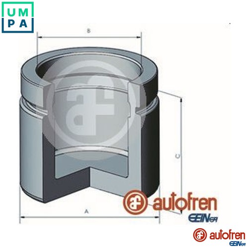 Piston brake caliper d025412 - piston,