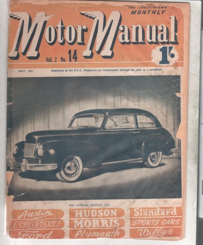 Motor manual 1947 - 1947, may