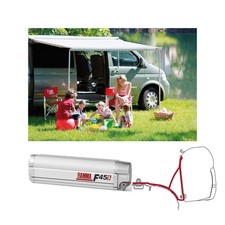 FIAMMA F45S 300CM VW T5/T6 LWB AWNING CANOPY SILVER CASSETTE ROYAL GREY CANOPY