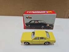 Vintage 1977 Polistil  Yellow Ford Consul RJ.17 1:64 NMIB New