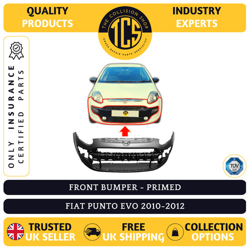 Front bumper primed fiat - front,