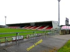 Photo 6x4 Spectator stands, Healy Park An Oghmagh Looking south-west c2013