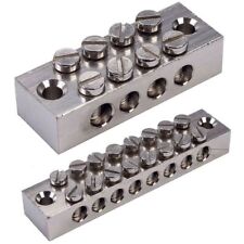 4 & 8 Way Earth Mains Block