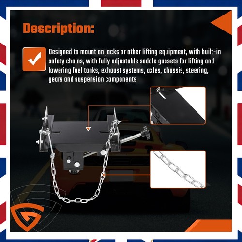 Transmission jack 600kg atv - transmission,