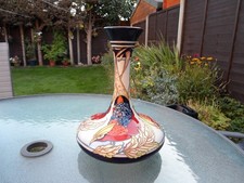 MOORCROFT   POTTERY. AURELIAN PHEASANT  PATTERN VASE . 2017.  DES. VICKY LOVATT