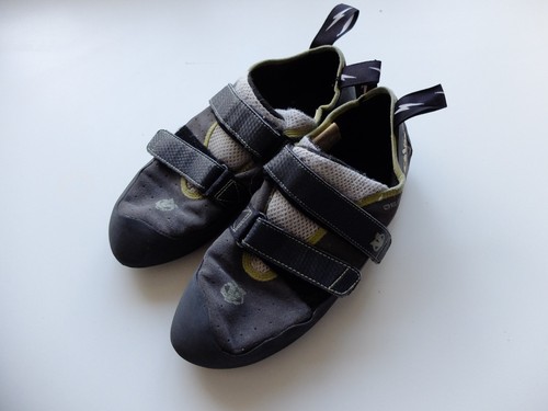 Worn evolv defy climbing shoes - worn,