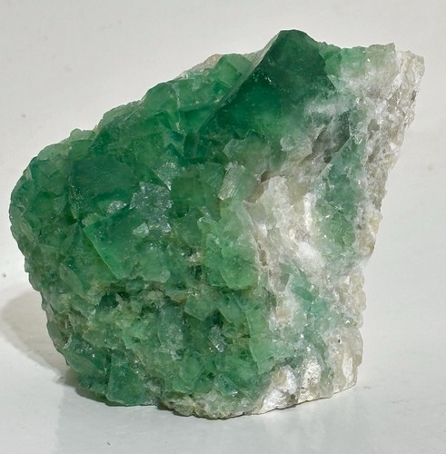 Emerald green fluorite - emerald, crystal