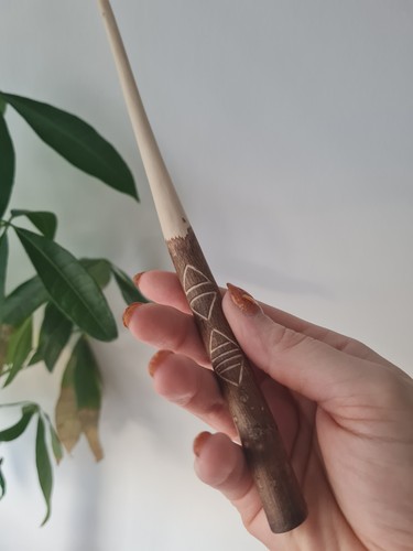 Hand carved witchy elemental - witchy,