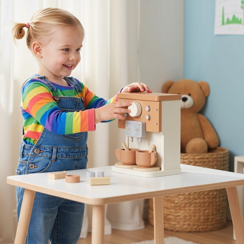 Kids wooden coffee - kids,