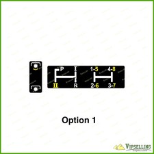 Gear Shift Pattern Range and  PTO Lever Decals Stickers fits John Deere