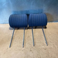 Mercedes-Benz W124 Interior Front Left & Right Blue Seat Head Rest Set Of 2x