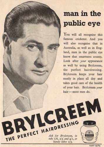 Vintage brylcreem advert - vintage,