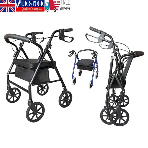 Folding wheeled rollator - folding, 4