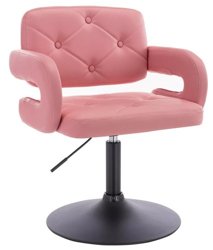 Pink leather style hairdresser - pink,