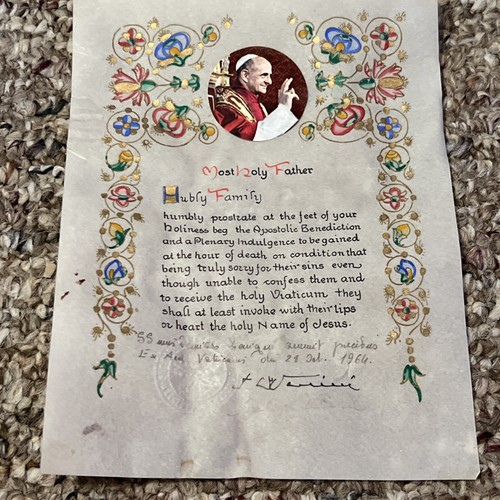 Vintage 1966 pope paul - 1966,