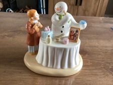 Coalport the snowman sitting - coalport,