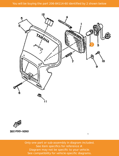 Yamaha bulb headlight - bulb,,