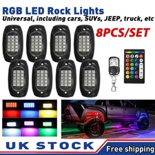 Universal 8 RGB LED Rock Light
