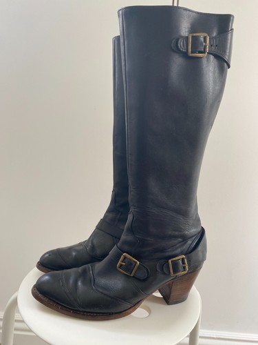 Sendra boots black biker - black,