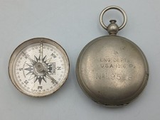 WW1 Pocket Compass 1916 Antique Navigation Military Maritime (Compass Loose)