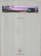 Mercedes Benz V Class V 230 Trend Fashion Ambiente 1998 Original Sales Brochure