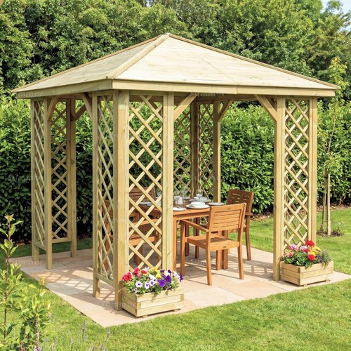 8x8ft pressure treated hipped - treated,