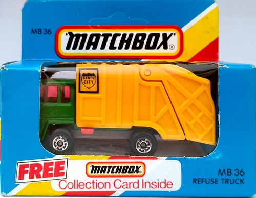 Matchbox mb36 refuse truck - matchbox,