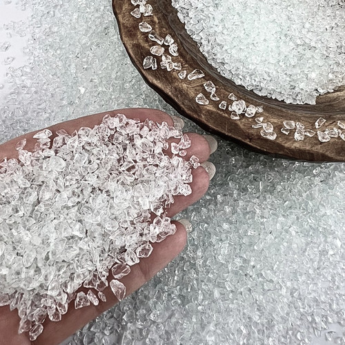 400g clear crushed glass - 2,