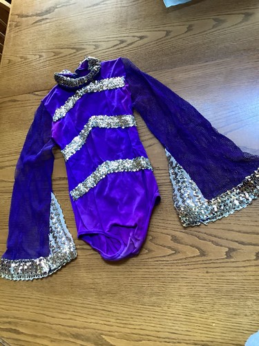 Vintage purple polyester knit - purple,