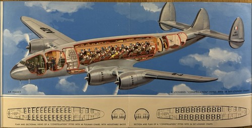 1952 air france - france, lockheed