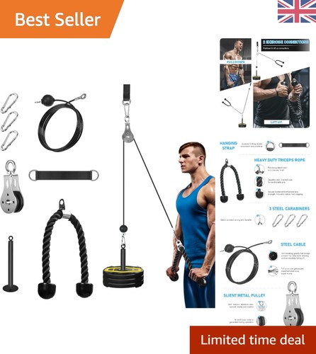 Cable pulley system home gym - cable,