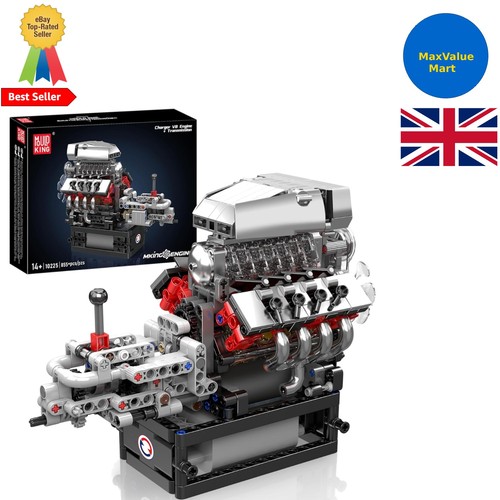Engine building toy - v8,