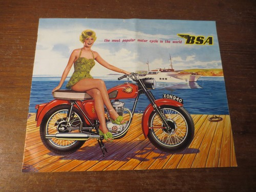 Original 1960 bsa motorcycle - bsa,