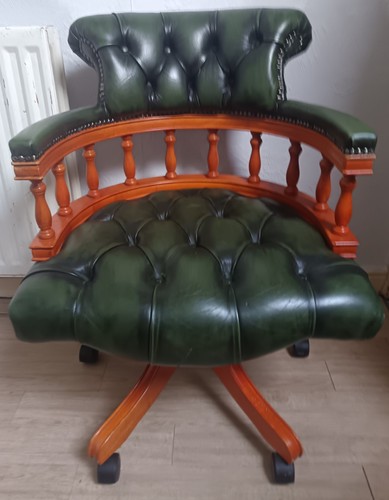 Chesterfield captains desk - chesterfield,