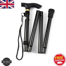 Lightweight Easy Folding Aluminium Walking Stick Cane, Height Adjustable