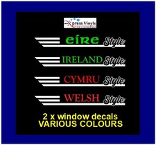 Truck window stickers x 2