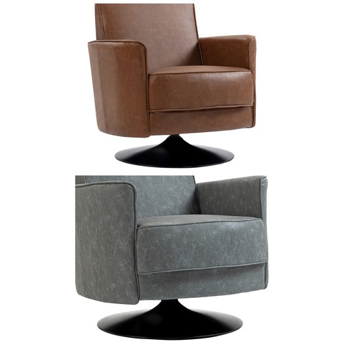Homcom swivel accent chair - homcom,