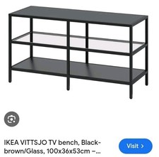 IKEA Vittsjo tv , or Shelving Unit    / 100 cm x 36 x 53 cm 