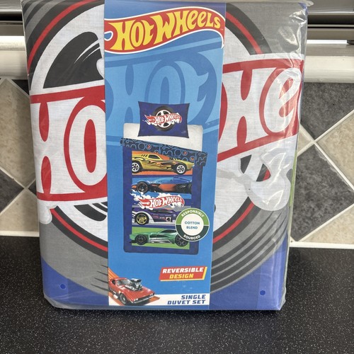 Hot wheels single duvet cover - hot,