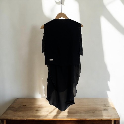 Yemeni black chiffon silk - yemeni, 2