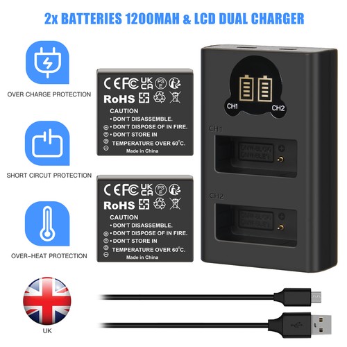 2pcs dmw ble9 - battery, &