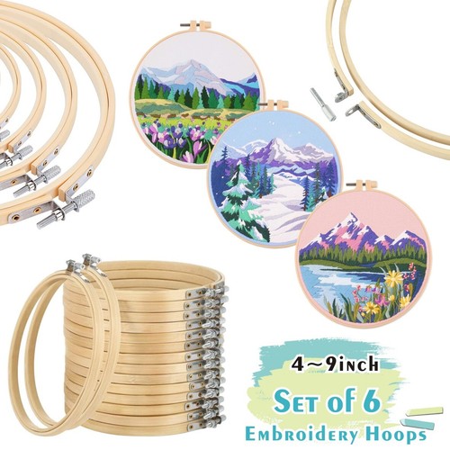 Bamboo embroidery hoop - bamboo,