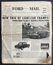 FORD MAIL Motor Show Newspaper