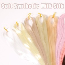 Anti-Mohair BJD SD Doll Hair Black Fake Hair BJD Hair Row Hair Raw Synthesis