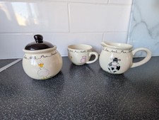 Sugar Bowl  & milk jug , 1 cup